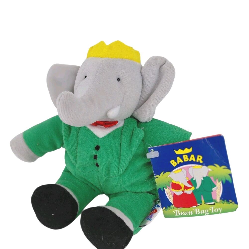 Eden King Babar 7" Plush Green Outfit